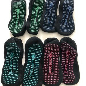 Pure Barre Sticky Socks set of 4